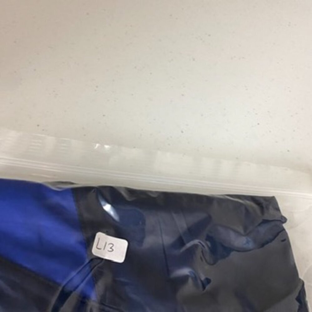 Nike Boys Woven Windrunner Jacket Blue Colorblock Large Full Zip Hooded Active - Picture 7 of 7